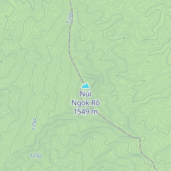 Map of Núi Ngok Rô