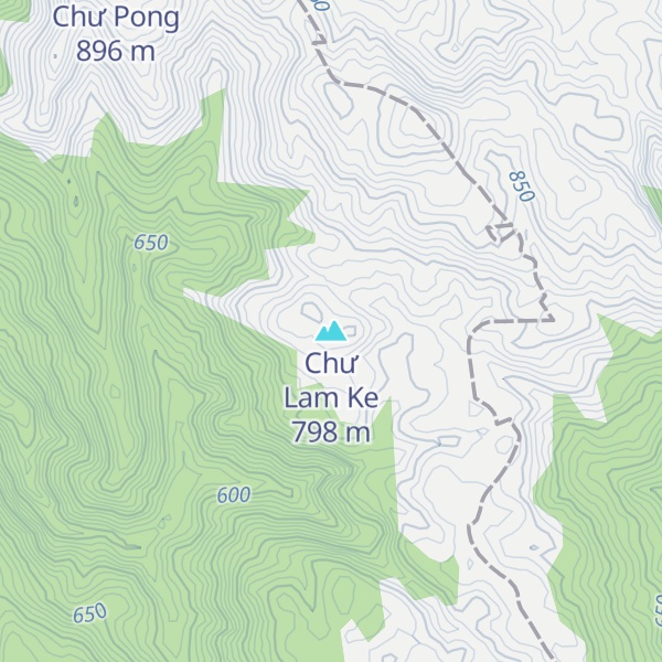 Map of Chư Lam Ke