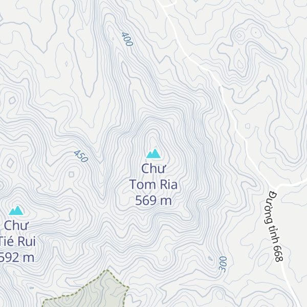 Map of Chư Tom Ria