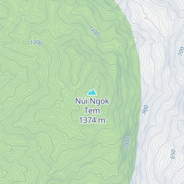 Map of Núi Ngok Tem