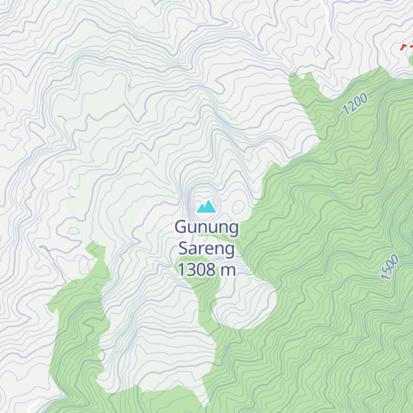 Map of Gunung Sareng