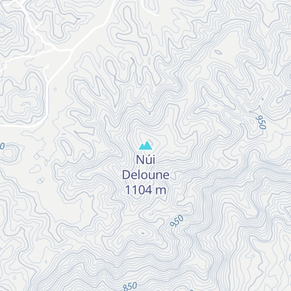 Map of Núi Deloune