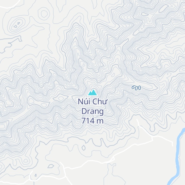 Map of Núi Chư Drang