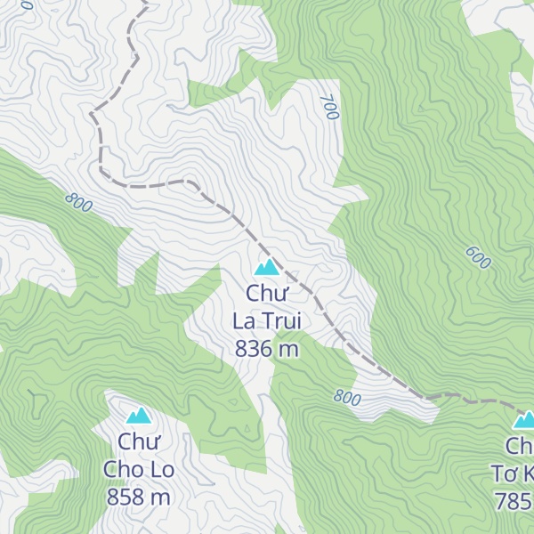 Map of Chư La Trui