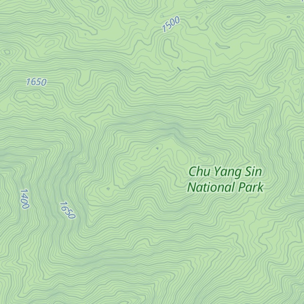Map of Chư Yang Krinh