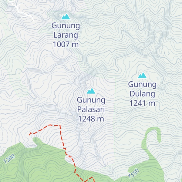 Map of Gunung Palasari
