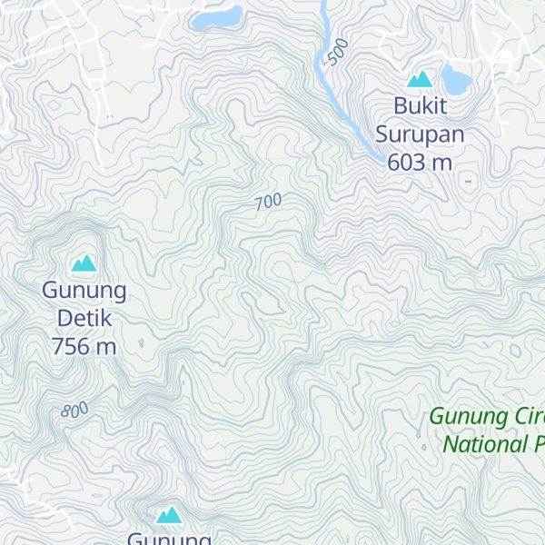 Map of Gunung Mayung