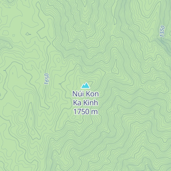 Map of Núi Kon Ka Kinh