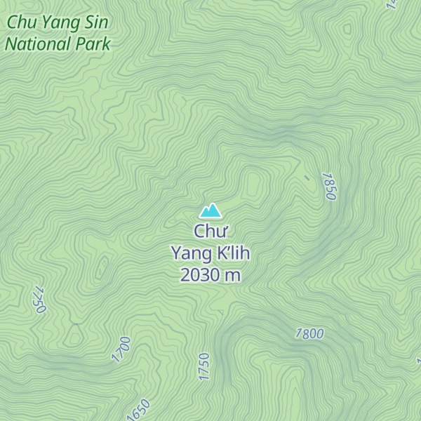 Map of Chư Yang K’lih