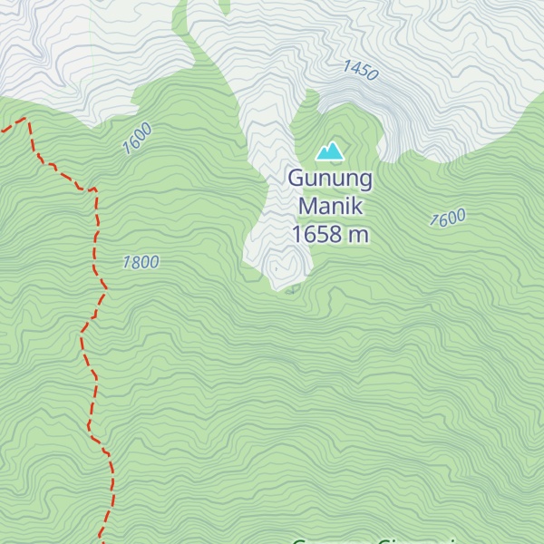 Map of Gunung Kebunjukut