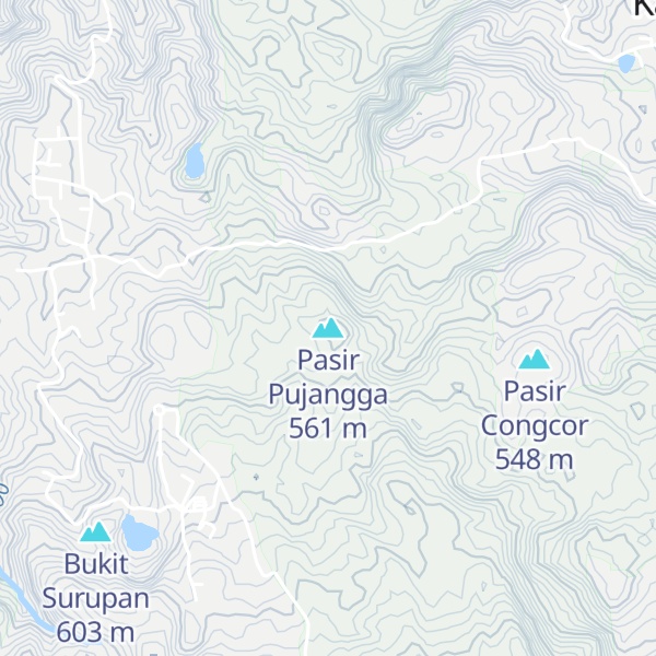 Map of Pasir Pujangga