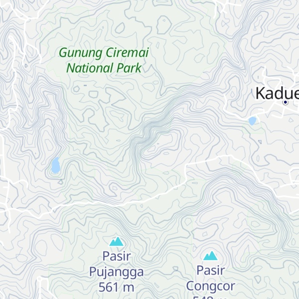 Map of Gunung Pokang
