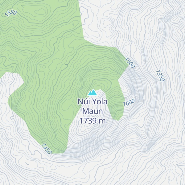 Map of Núi Yola Maun