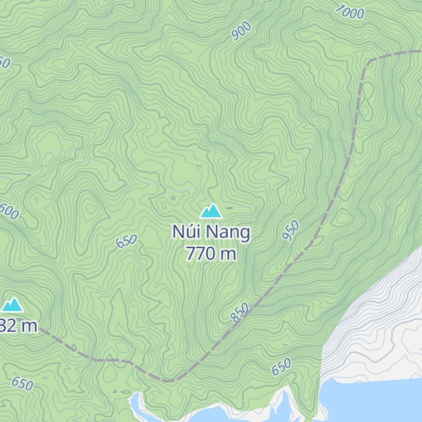Map of Núi Nang
