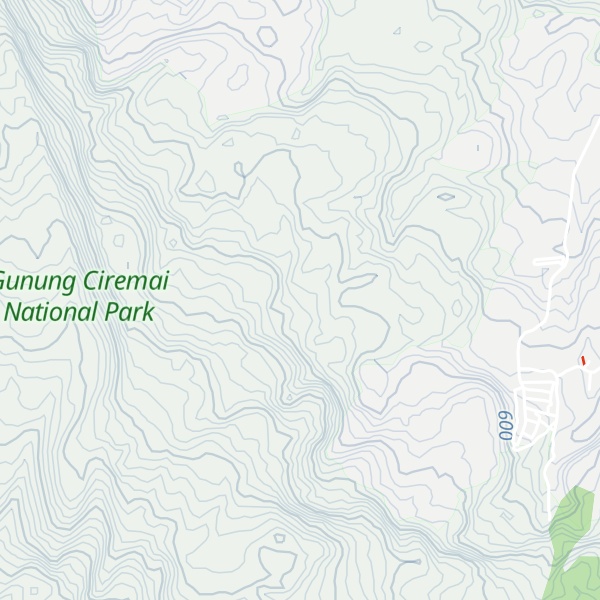 Map of Gunung Ciseureuh