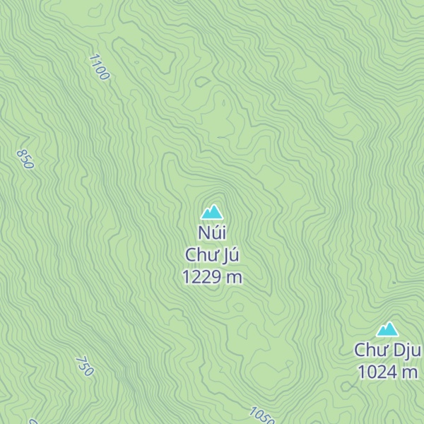 Map of Núi Chư Jú