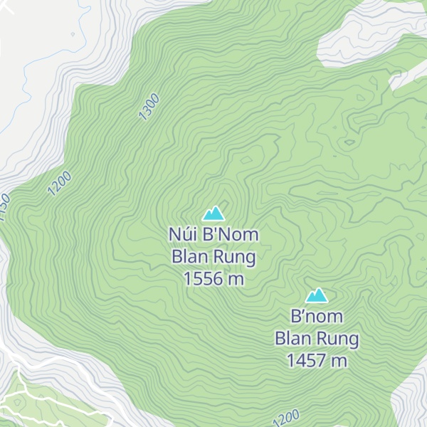 Map of Núi B'Nom Blan Rung