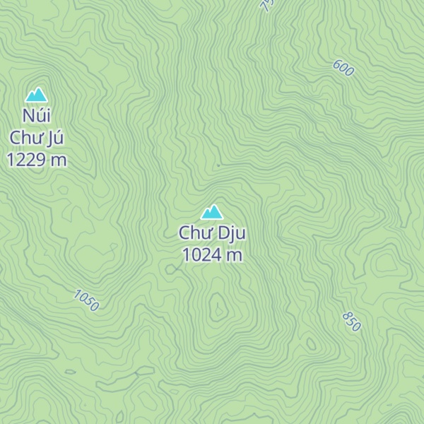 Map of Chư Dju