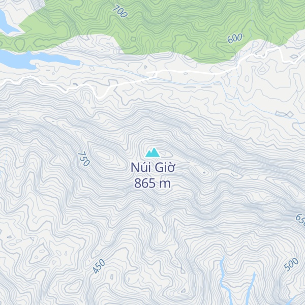 Map of Núi Giờ