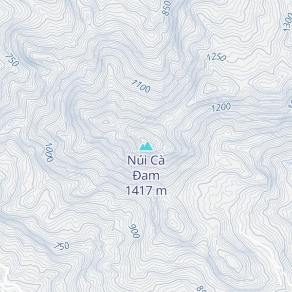 Map of Núi Cà Đam
