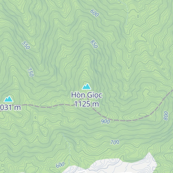 Map of Hòn Giọc