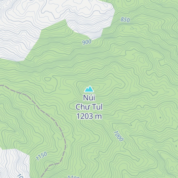 Map of Núi Chư Tul