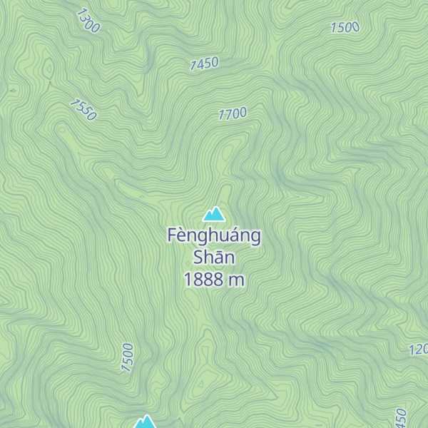 Map of Fènghuáng Shān