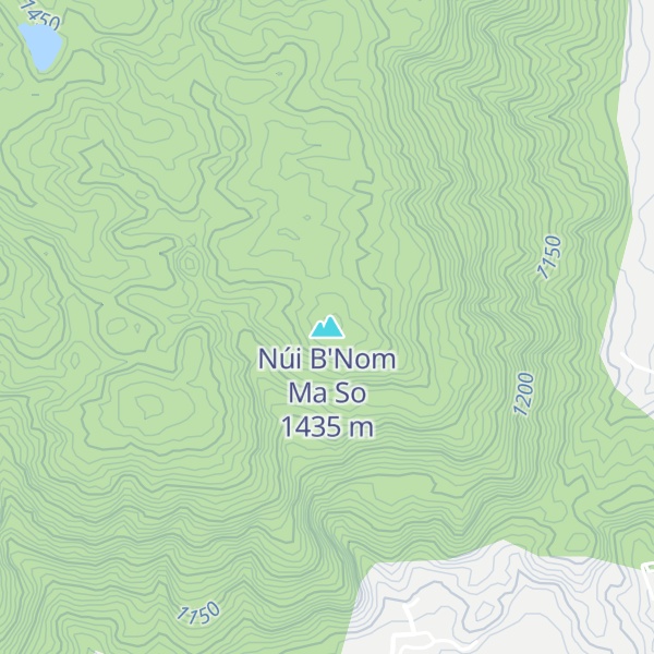 Map of Núi B'Nom Ma So