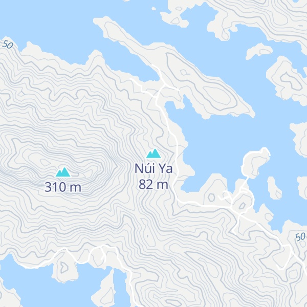 Map of Núi Ya