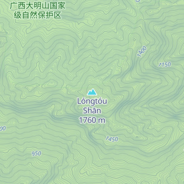Map of Lóngtóu Shān