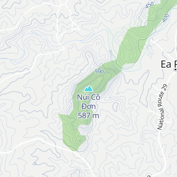 Map of Núi Cô Đơn