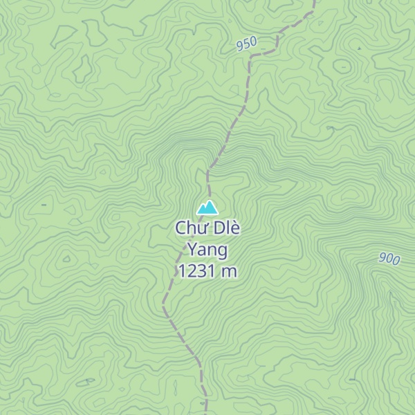 Map of Chư Dlè Yang