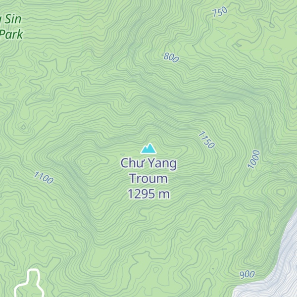 Map of Chư Yang Troum