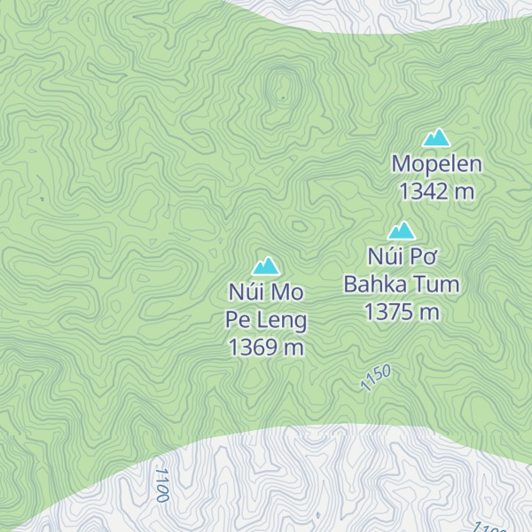 Map of Núi Mo Pe Leng