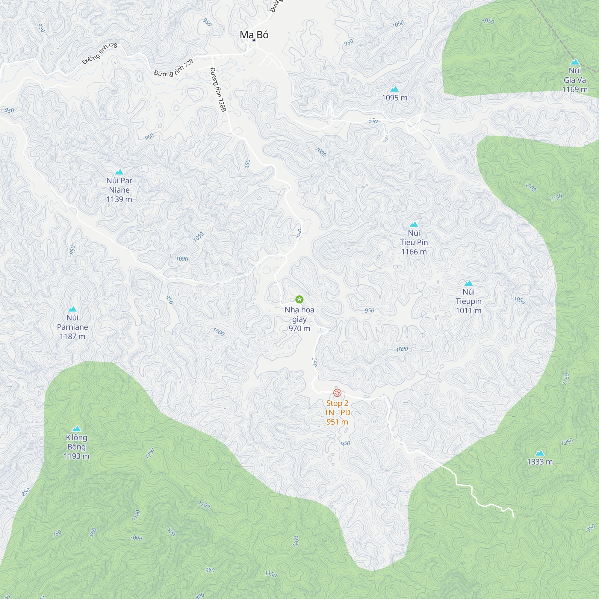 Nha hoa giay map