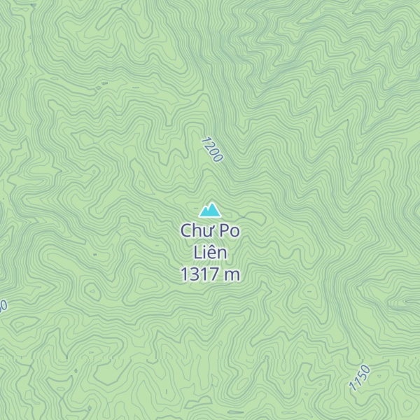Map of Chư Po Liên