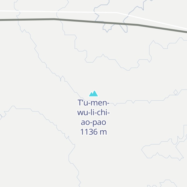 Map of T’u-men-wu-li-chi-ao-pao