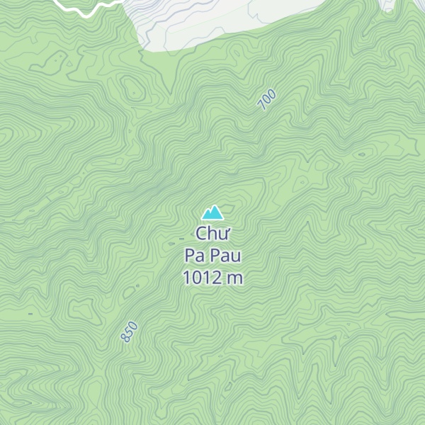 Map of Chư Pa Pau