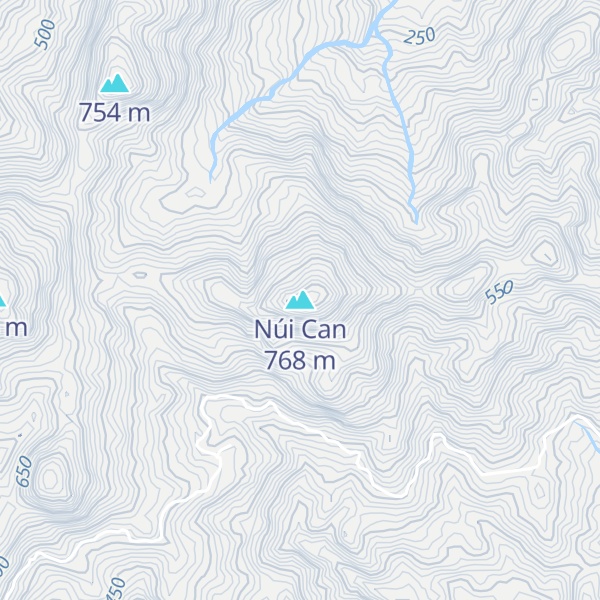 Map of Núi Can