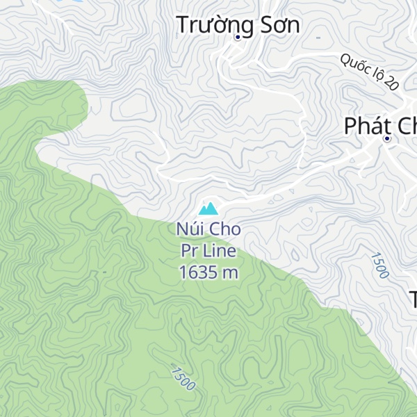 Map of Núi Cho Pr Line