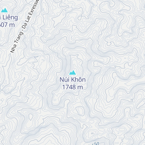 Map of Núi Khôn