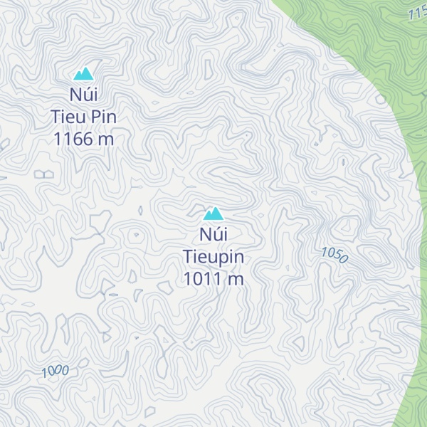 Map of Núi Tieupin