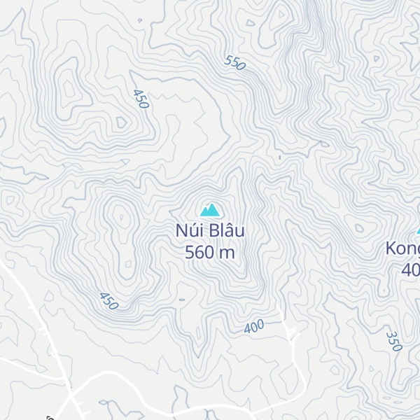 Map of Núi Blâu