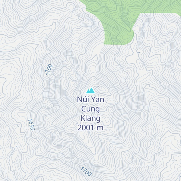 Map of Núi Yan Cung Klang