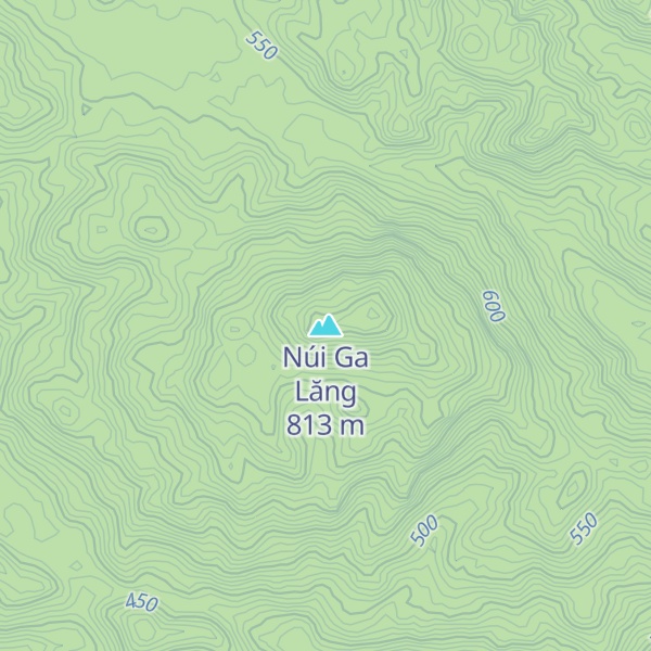 Map of Núi Ga Lăng