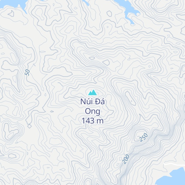 Map of Núi Đá Ong