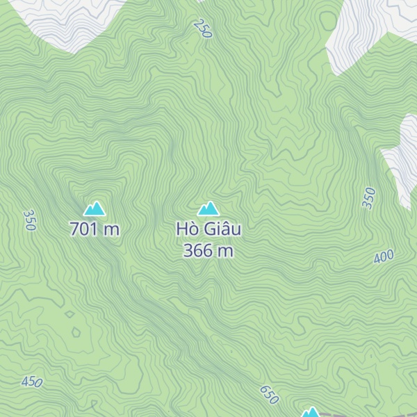 Map of Hò Giâu