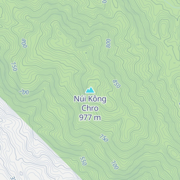 Map of Núi Kông Chro