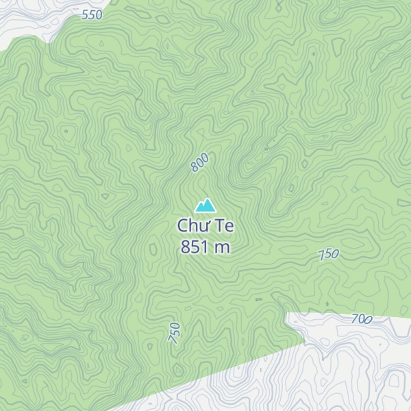 Map of Chư Te
