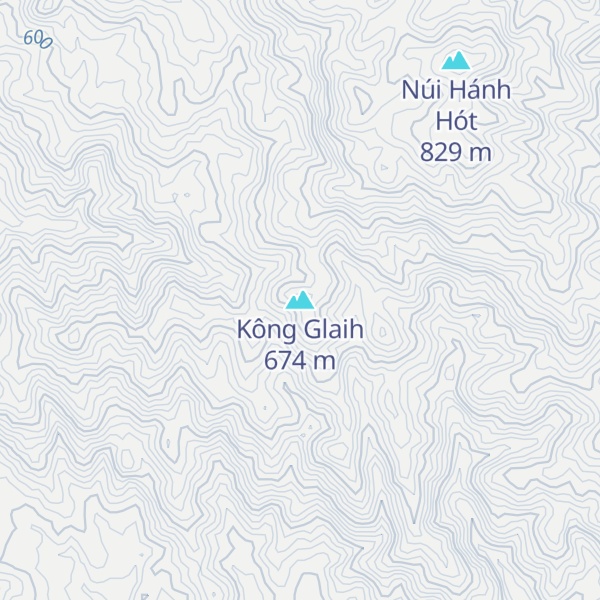 Map of Kông Glaih